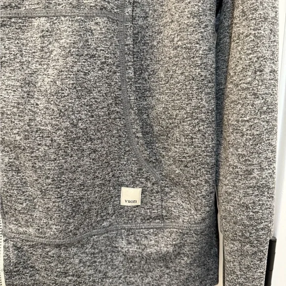 Vuori Women’s Gray Zip-Up Hoodie Sweater - Picture 3 of 6